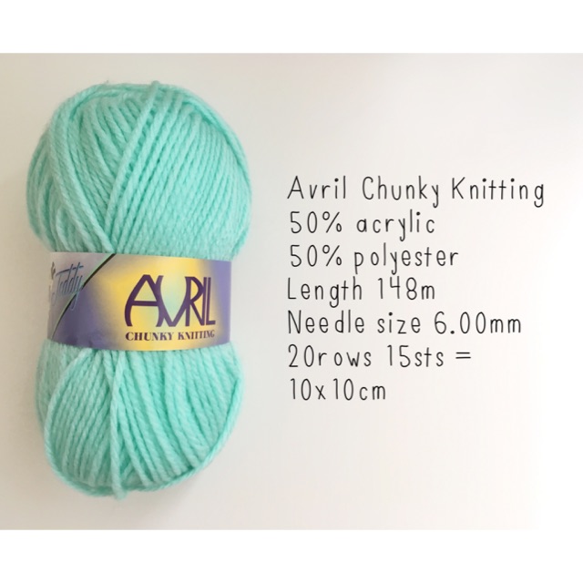 Avril Chunky Yarn, Benang rajut impor