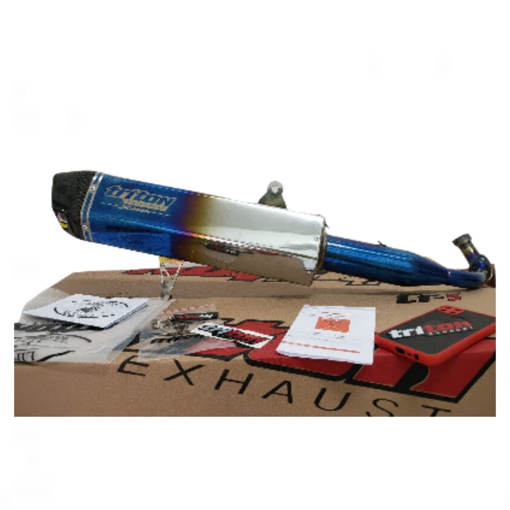 Knalpot Racing X-MAX 250CCFullsytem  Orignal Triton Exhaust 100%  Garansi Seumur Hidup