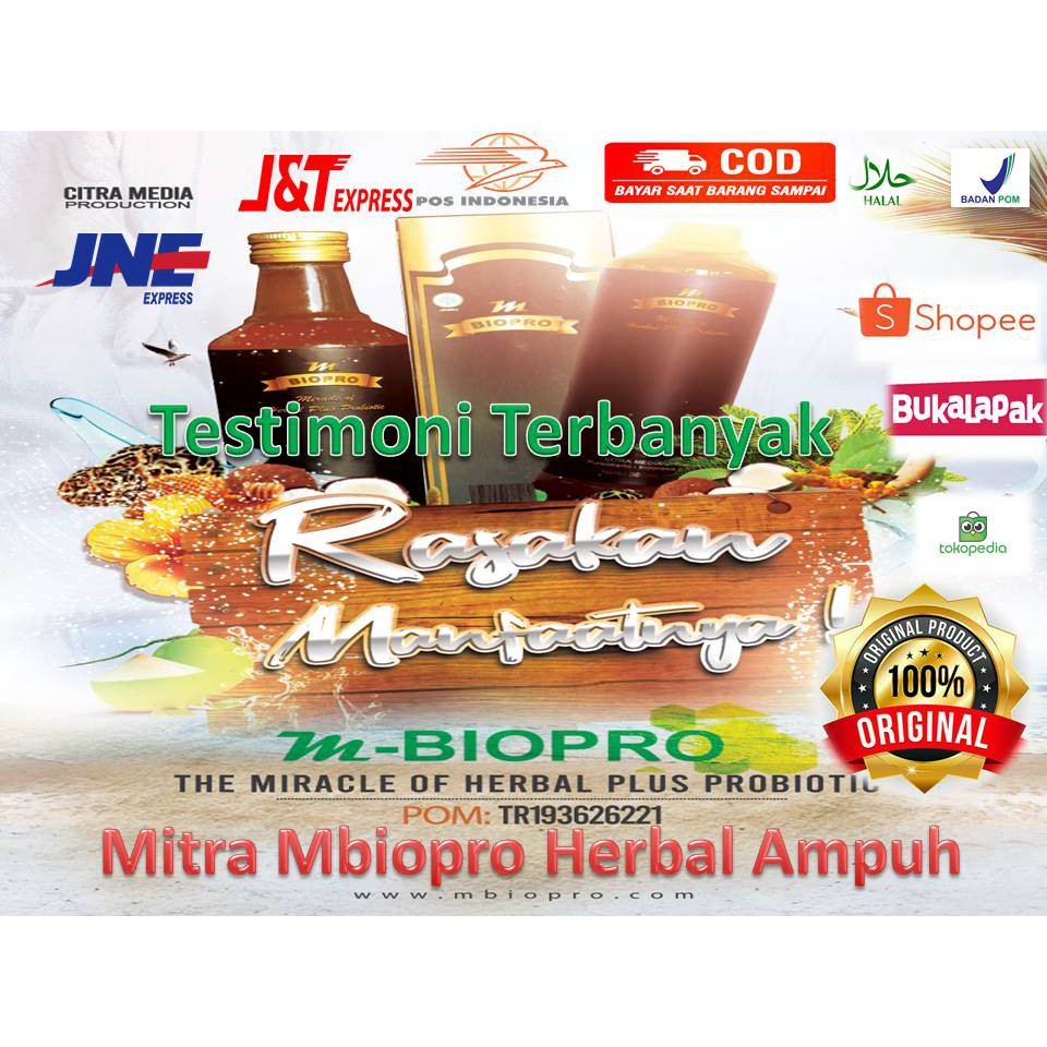 Jual Mbiopro | Mbiopro Herbal Testimoni Terbanyak
