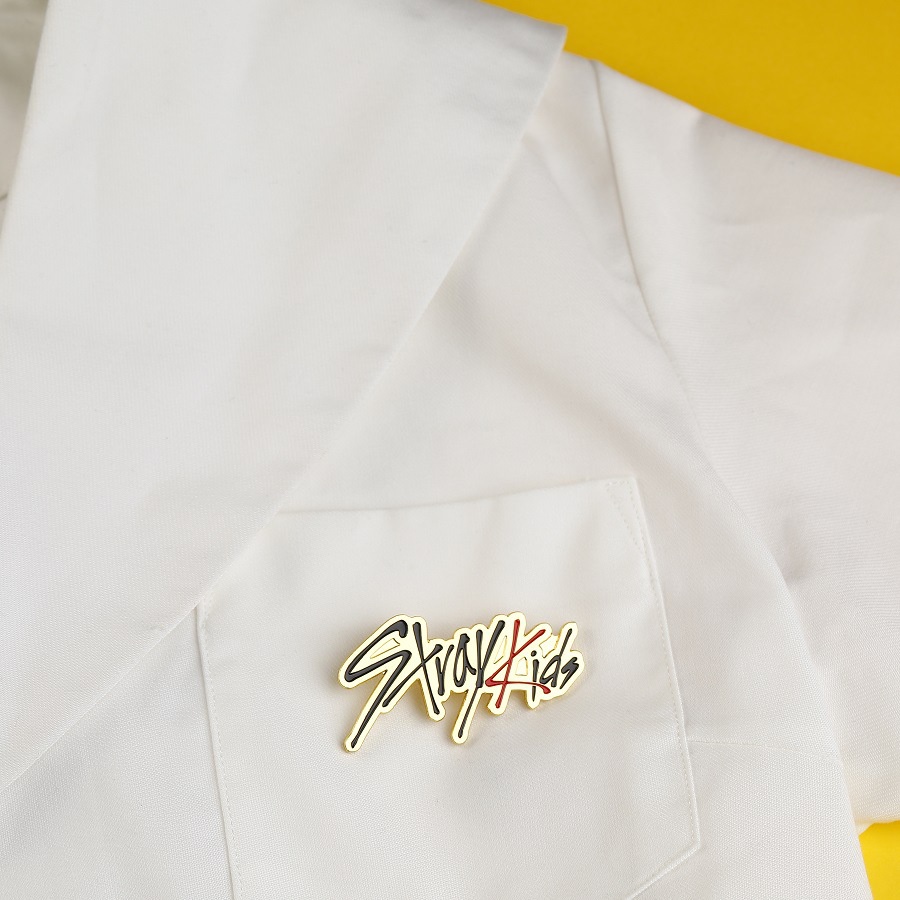 Bros Lencana Desain Kpop Straykids Txt Bahan Alloy