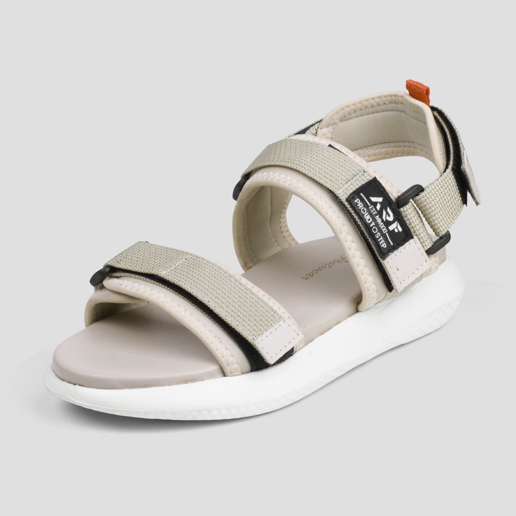 Mirae Cream | Sendal Gunung Original Black Santai Kasual Pria/Cowok - Sandal Footwear | FORIND ARF