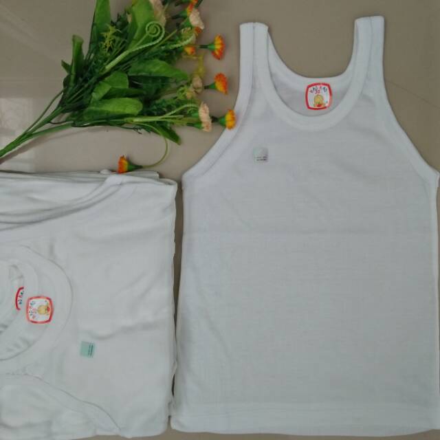 4pcs size 30 Kaos dalam anak sd/kaos dalam ber SNI/kaos singlet anak cewek cowok/kaos kutang anak