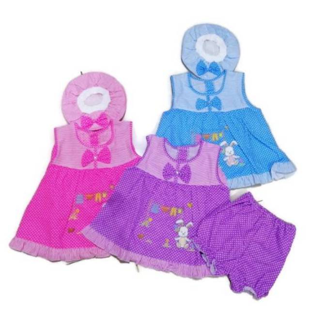 Baju Anak Perempuan Baju Bayi dress Perempuan 0-1 tahun