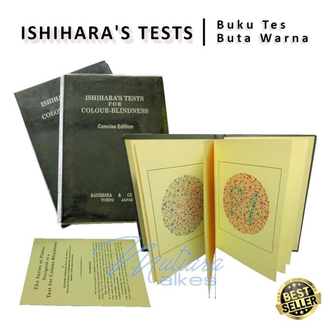 

Buku ISHIHARA - BUKU TEST BUTA WARNA - 14 PLATES