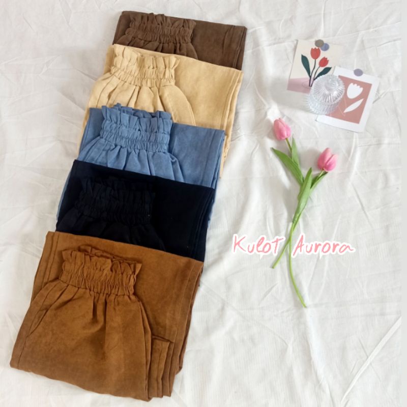 ALEEYA Kulot Suede Panjang / Aurora Suede Cullotes (3102)