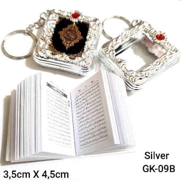 Gantungan Kunci Al-Qur'an Mini / Souvenir Gantungan Kunci Al Quran Oleh oleh Umroh dan Haji