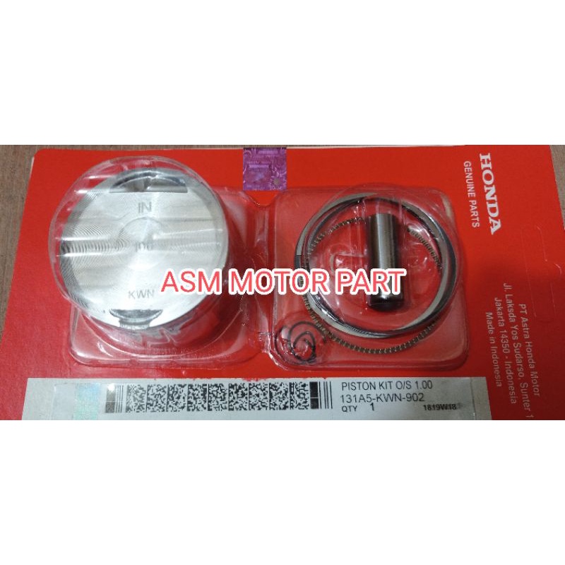 PISTON KIT HONDA VARIO 125 OVERSIZE, 100 1.00 SEHER VARIO 125 OS. 100 1.00 KWN