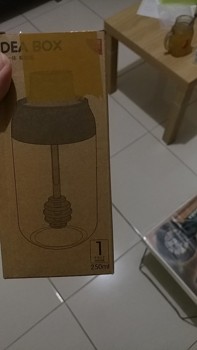 Idea Box Botol Kaca Tempat Bumbu Minyak Honey Kitchen Seasoning Pot Kaca / Beling