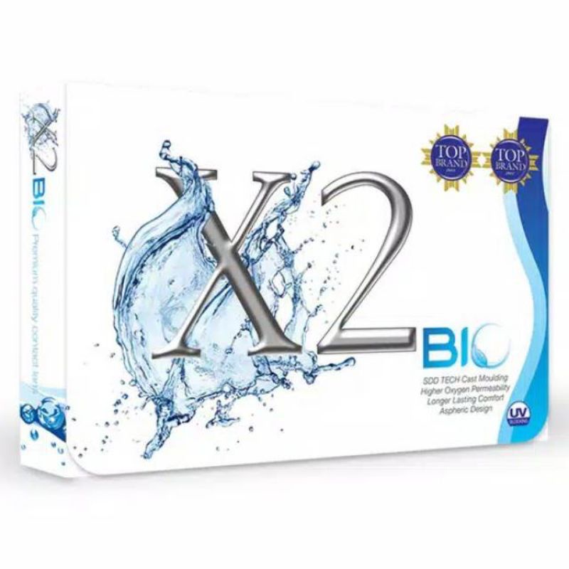 (BISA COD) SOFTLENS X2 BIO PREMIUM FREE LENSCASE / SOFLENS / SOFTLEN