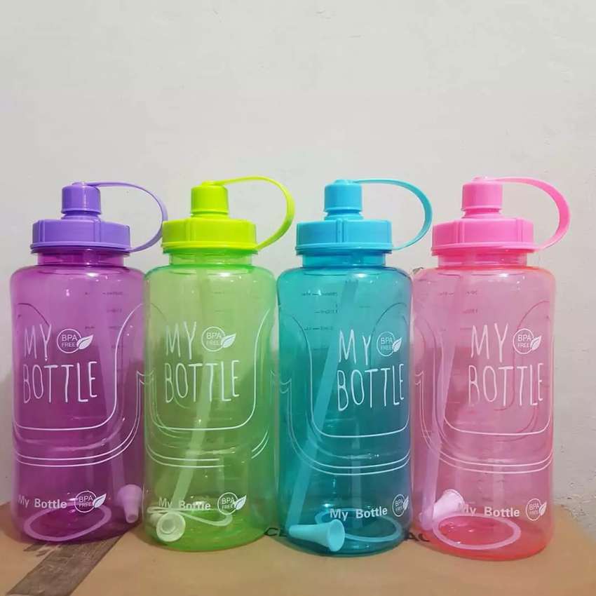 (MAINANKYU) [2000ML] Botol Jumbo / Botol Minum Unik Ukuran Besar 2000 ML 2L H-205