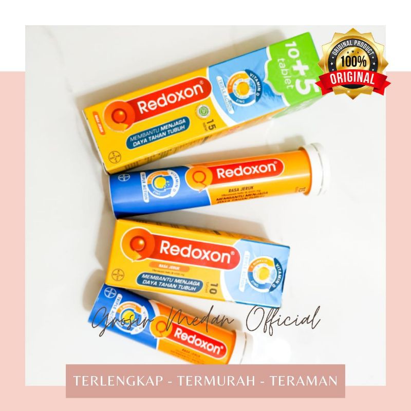 REDOXON ISI 10 + 5 VITAMIN C JAGA DAYA TAHAN TUBUH