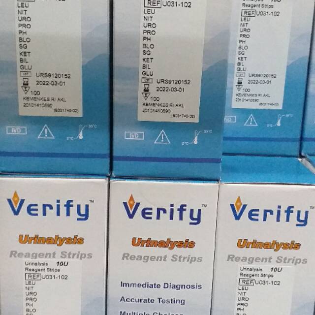 verify/reagen strip/strip urine10 parameter