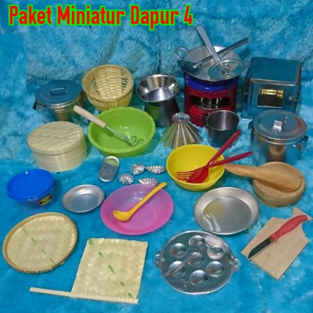 Paket Miniatur Dapur  New mainan  masak masakan mini  anak 