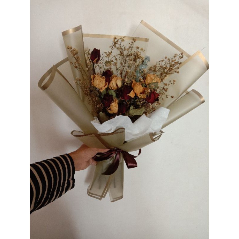  Bouquet  dried flower Buket Bunga  Kering  Murah Shopee 