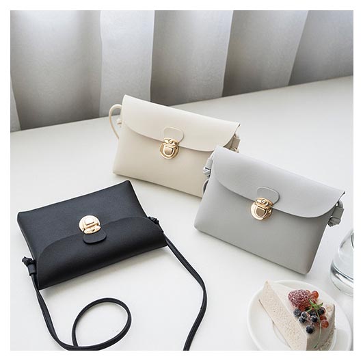 Tas Mini Wanita Remaja Selempang Tali Panjang Kekinian Import - DW17