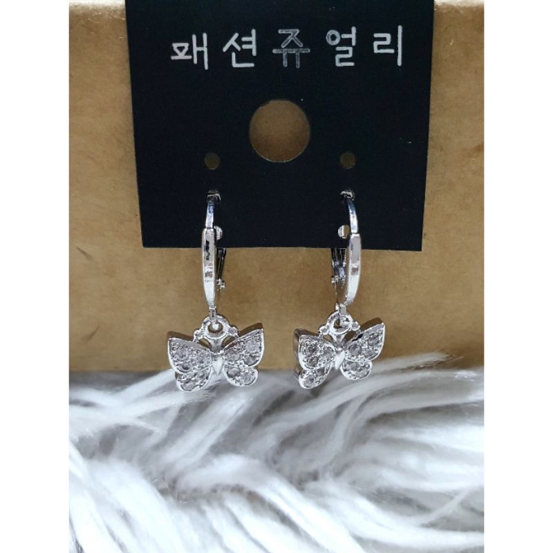 Anting Silver925 Perak Mata kilau anting silver Anti Karat anti alergi anting premium berlian kilap S-86