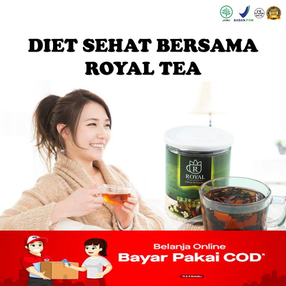 

Royal Tea Teh Hijau Teh Kesehatan Diet Herbal Teh Antikanker Peluntur Lemak Penurun Berat Badan Naturindo