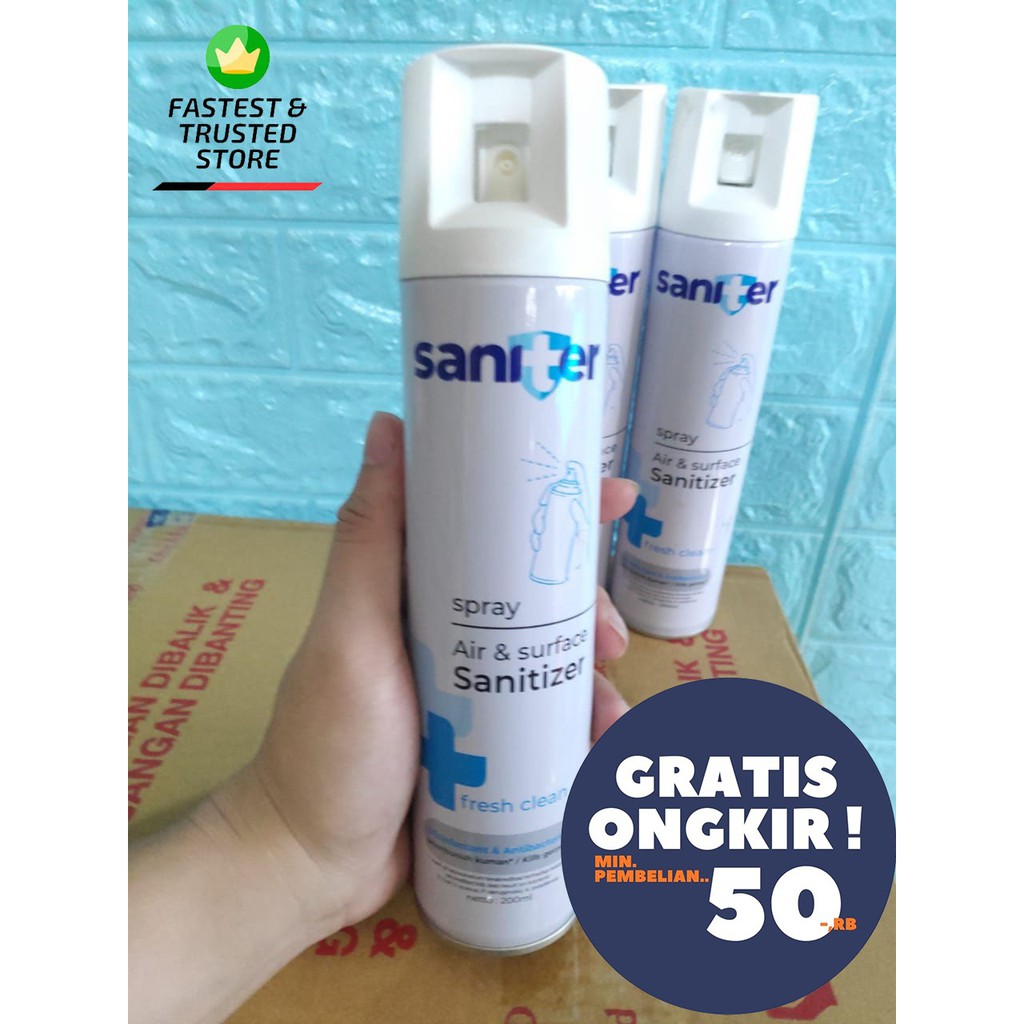 Saniter Spray Disinfectant & Antibacterial Fresh Clean