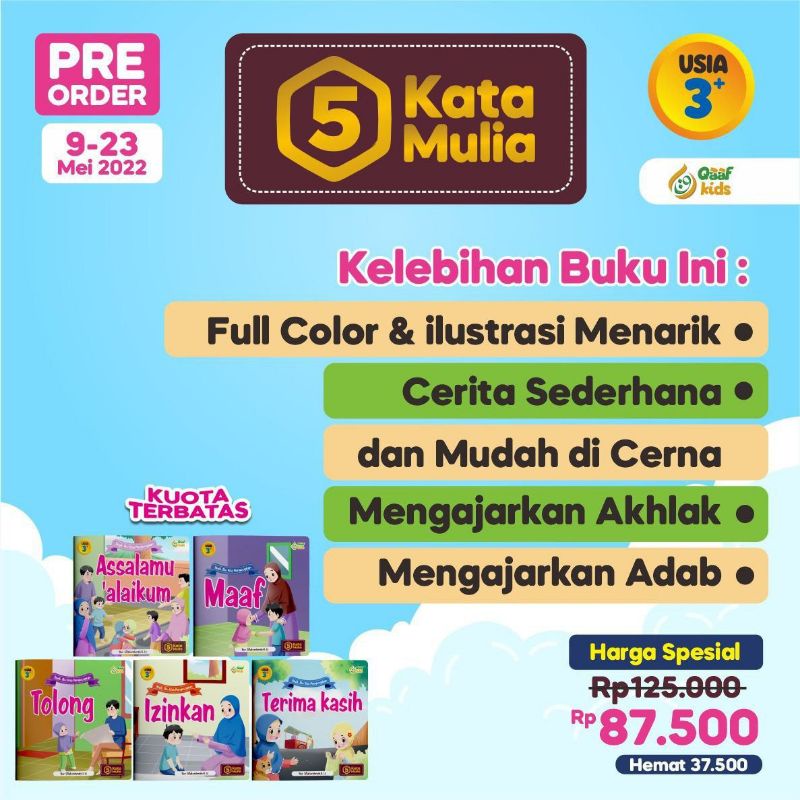 5 Kata Mulia Lima Kata Mulia