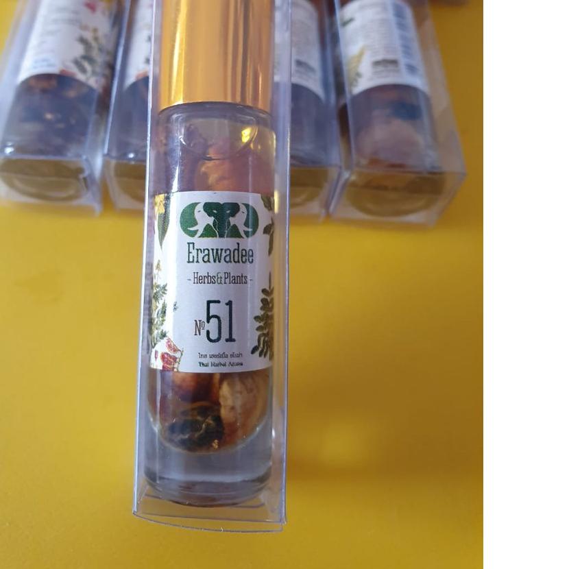 ➩ ERAWADEE 51 MINYAK GOSOK ROLL ON - 100% ORIGINAL THAILAND ☏