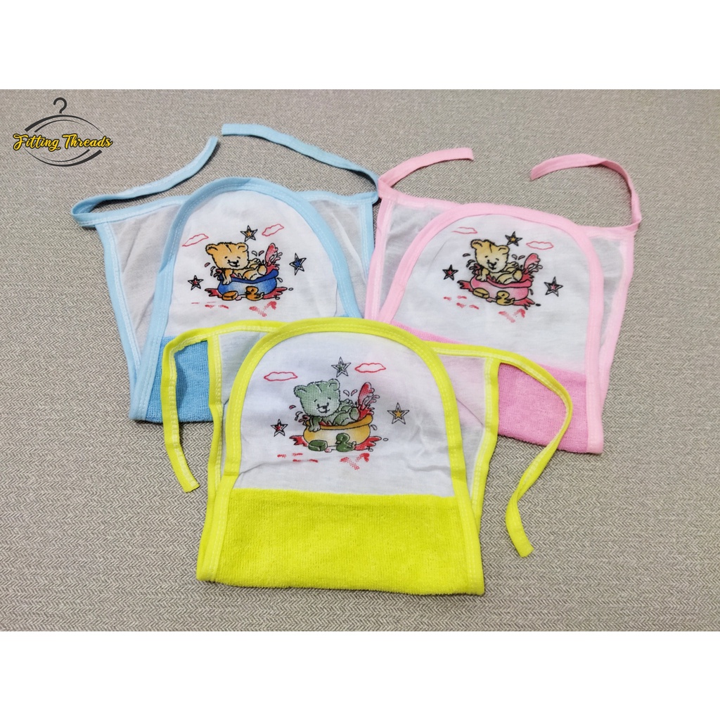 6 Pcs Popok Bayi Tali Ikat Mix Bahan Handuk Lembut Newborn