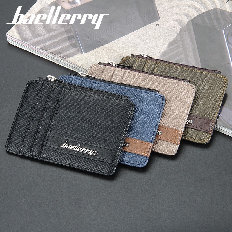 Dompet Pendek Dompet Kulit Kecil Domoet Pria Tipis Baellerry D1861