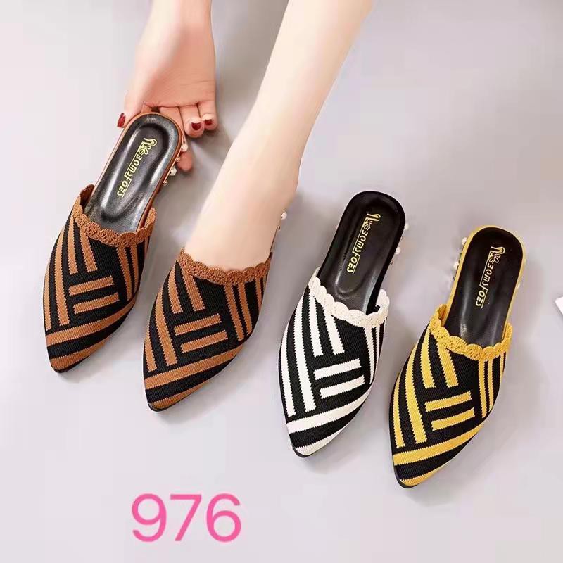 Free Box Sepatu Sandal Wanita  NS976 Sandal Import Fashion Sepatu Import