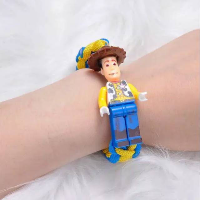 JAM TANGAN ANAK TALI KEPANG MOTIF CARTOON