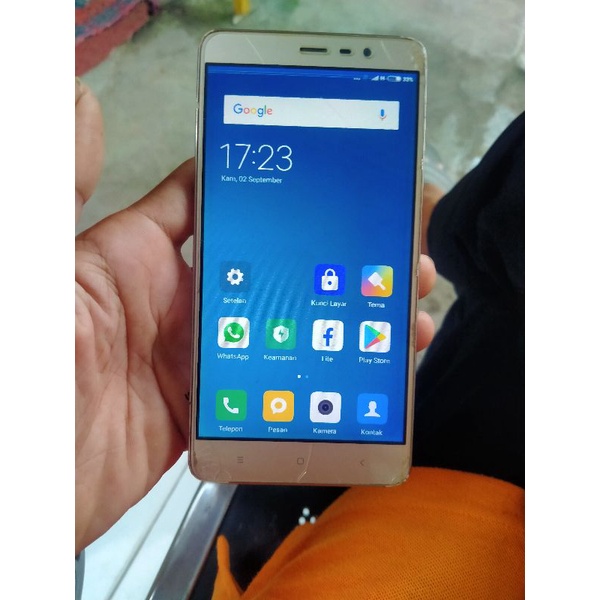 HP SECOND MURAH) REDMI NOTE3