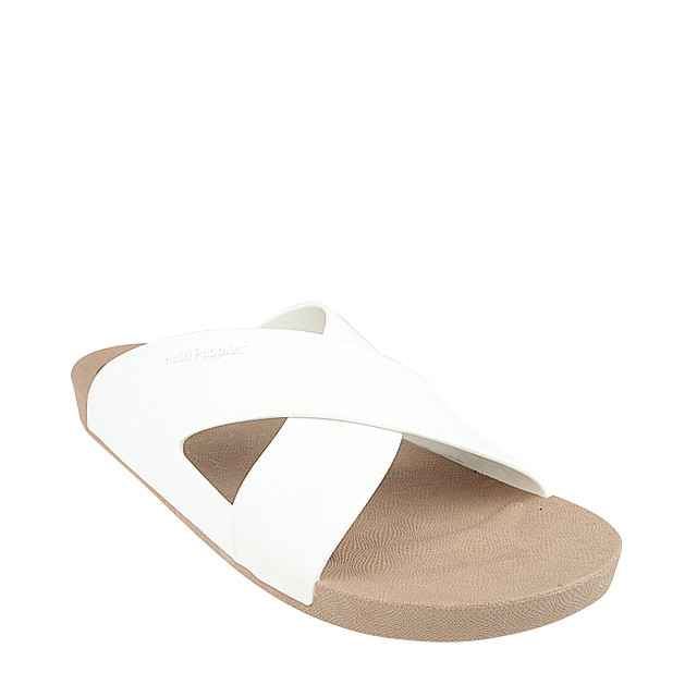 Hush Puppies Sandal Pria Brick Cross White