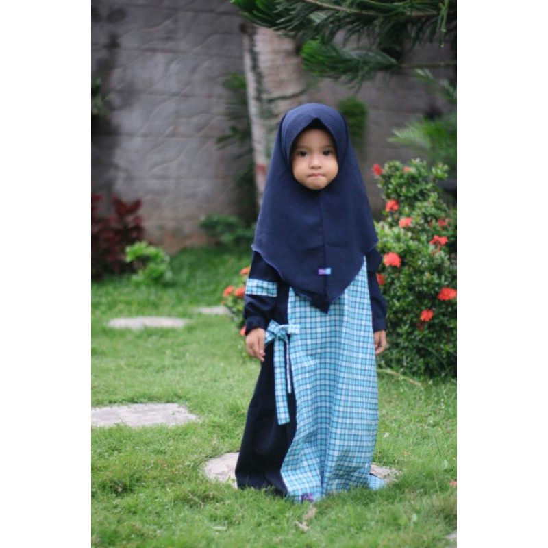 GAMIS ANAK SETELAN KERUDUNG GAMIS ALICE