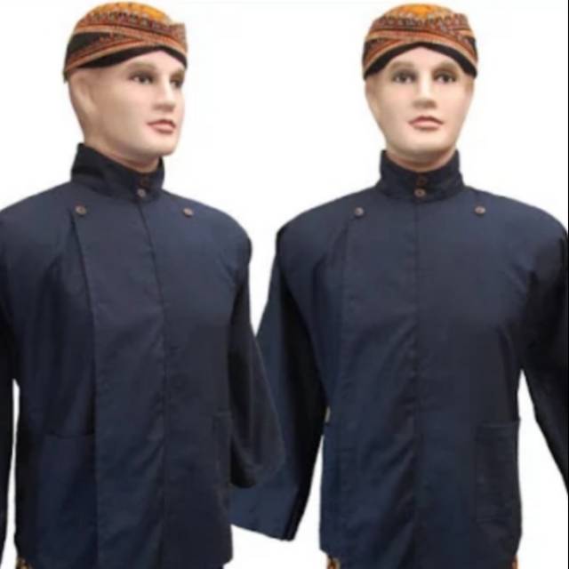 Surjan Hitam Polos Halus