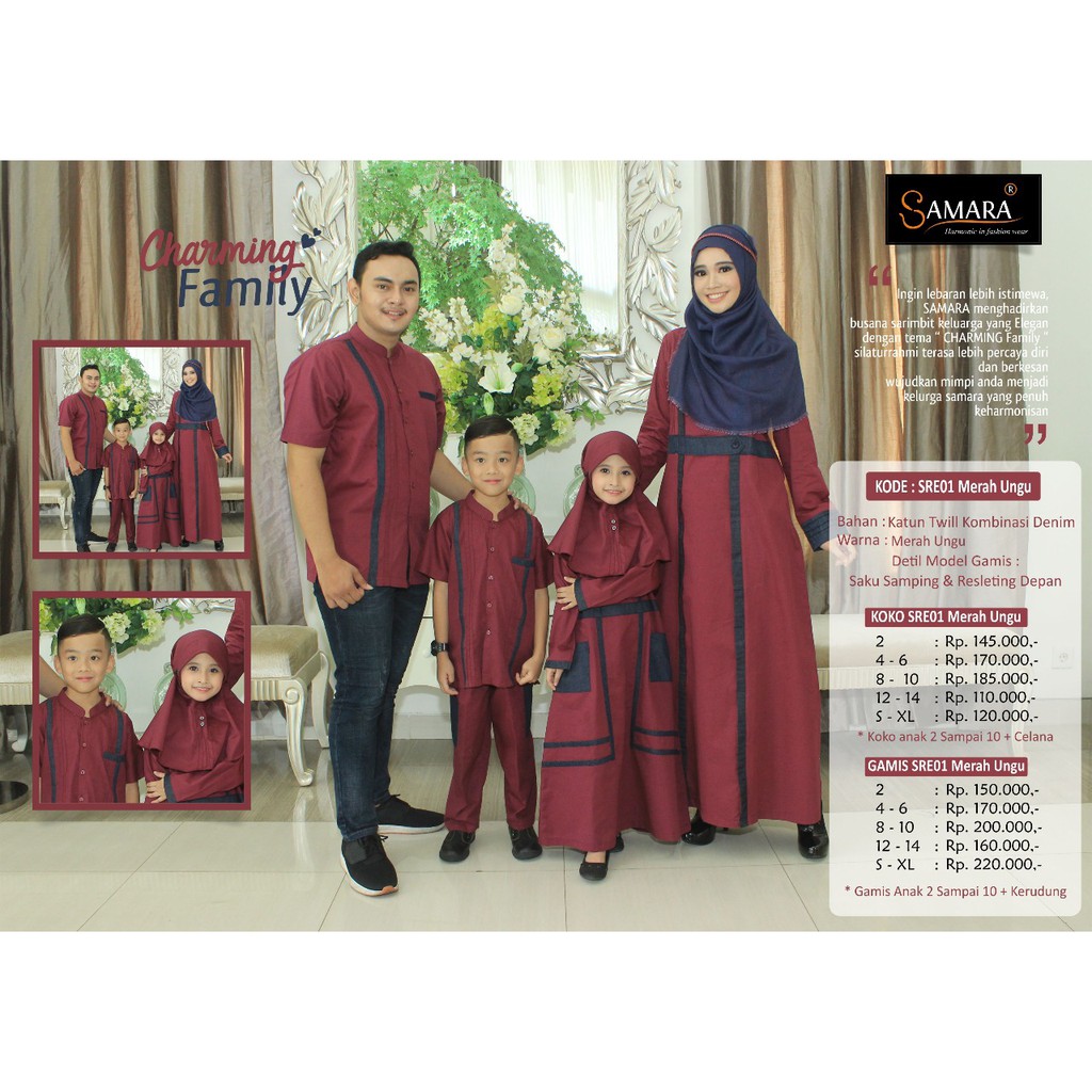 PO Family Set Baju Keluarga Baju Couple Keluarga Sarimbit Keluarga