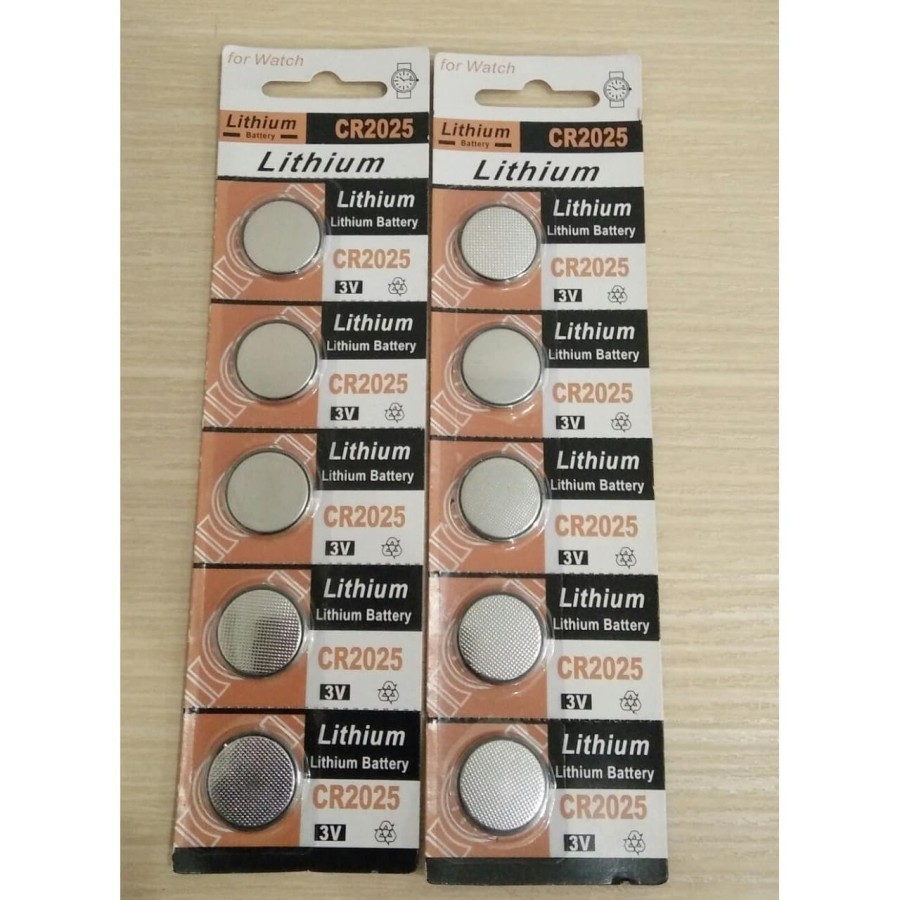 Trend-Baterai Battery Lithium Orange CR2025 Batu Batre Lithium 3V Kancing Koin CR-2025 (1PCS)