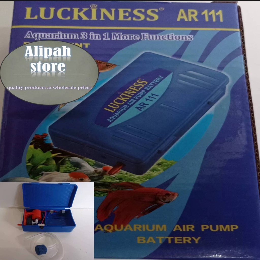 Aerator Pompa Gelembung Udara Ikan dengan Tenaga Baterai Tanpa Listrik PLN