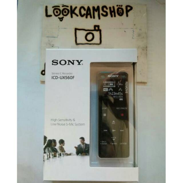 DIGITAL VOICE RECORDER / PEREKAM SUARA SONY ICD-UX560F / SONY UX560 F / UX 560F / UX 560 F - 4GB