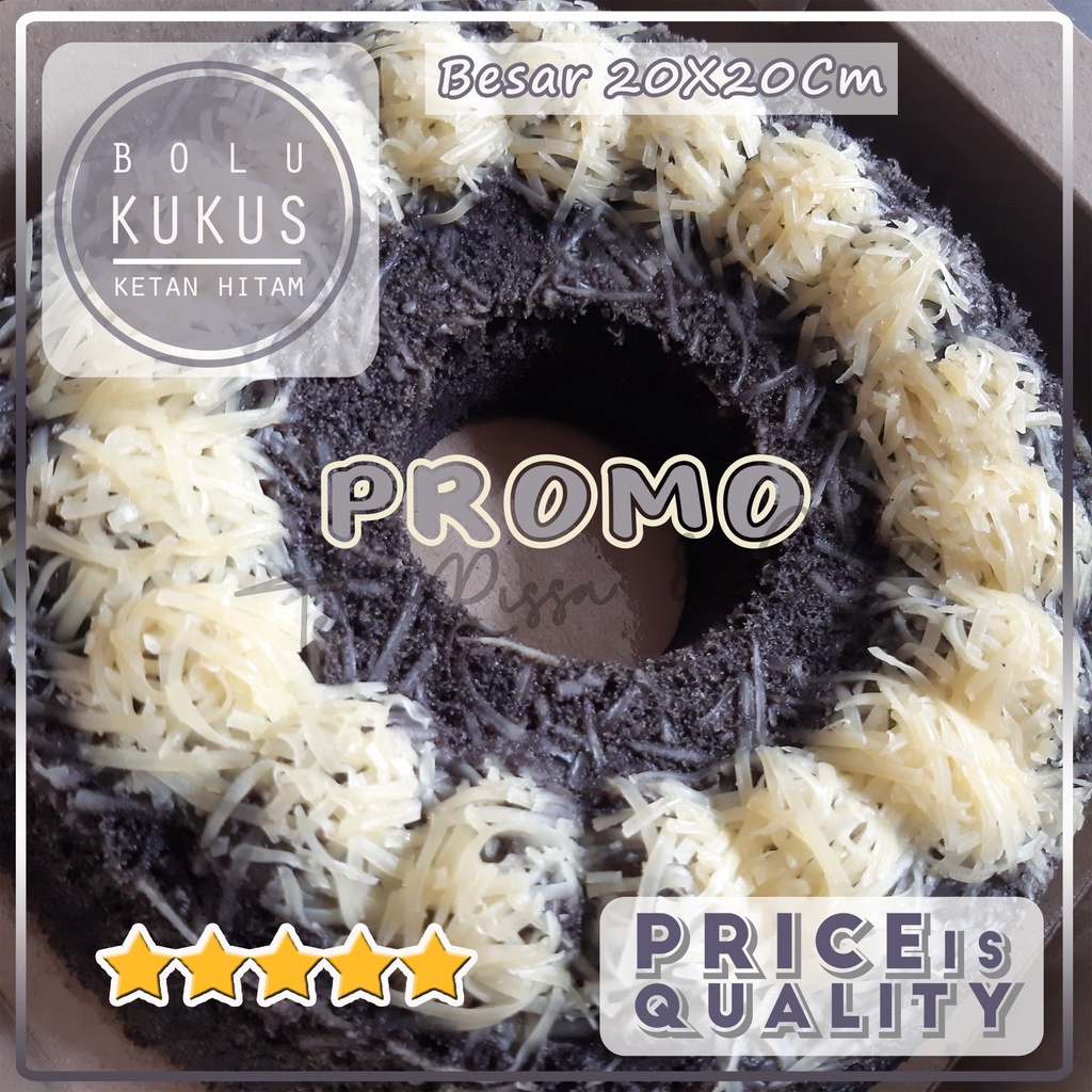 

Bolu Kukus Ketan Hitam / Bolu Ketan Hitam/ Bolu / Bolu Lembut / Bolu Keju / size 20x20 Cm