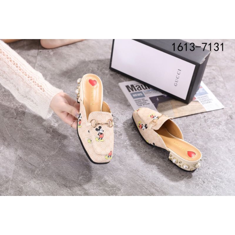 Gucci Loafers Shoes  x Disney Mickey Mouse  #1613-7131*