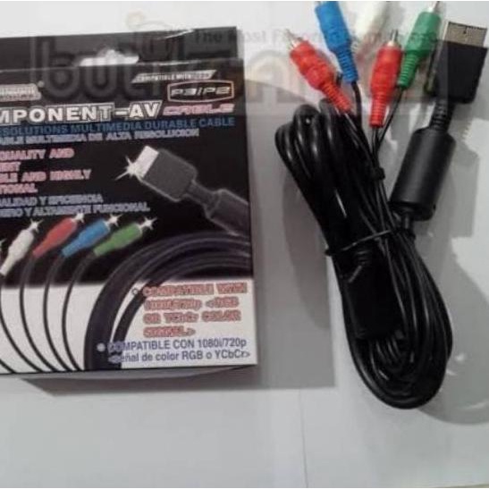 ✳ Kabel komponent ps2/ps3 5 colokan / kabel RCA komponen ♜