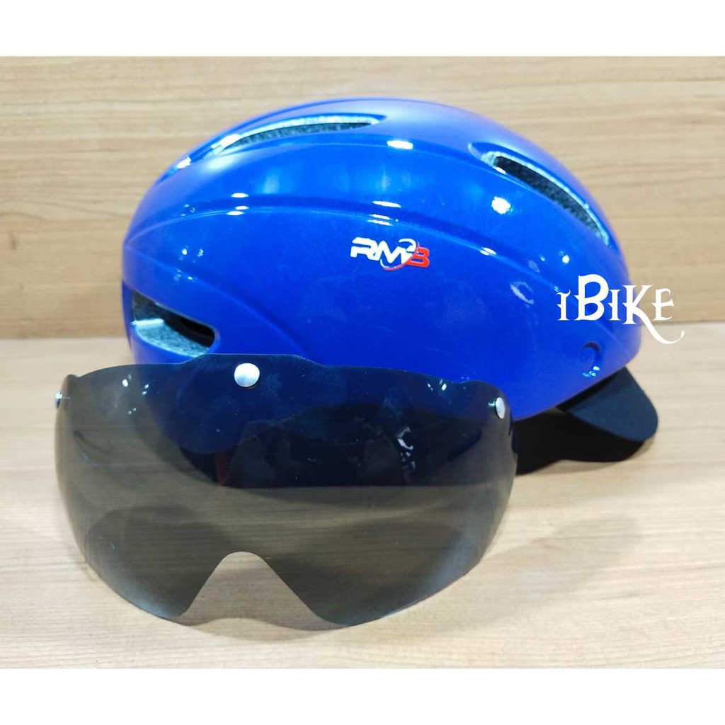 HELM SEPEDA RMB WP-01 PLUS KACAMATA MAGNET WITH MAGNETIC WINDPROOF BY ELEMENT