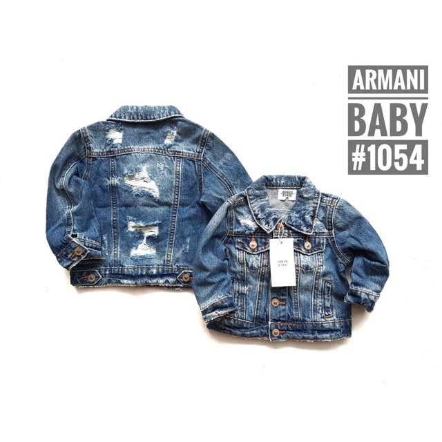 JAKET JEANS ARMANI FOR KIDS