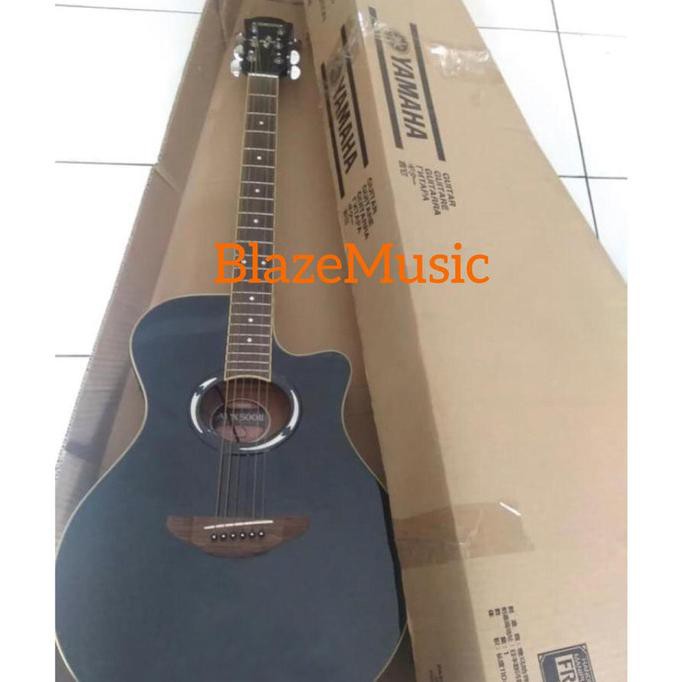 Gitar Akustik Yamaha Apx 500Ii Bonus Tas Dan Senar - Hitam