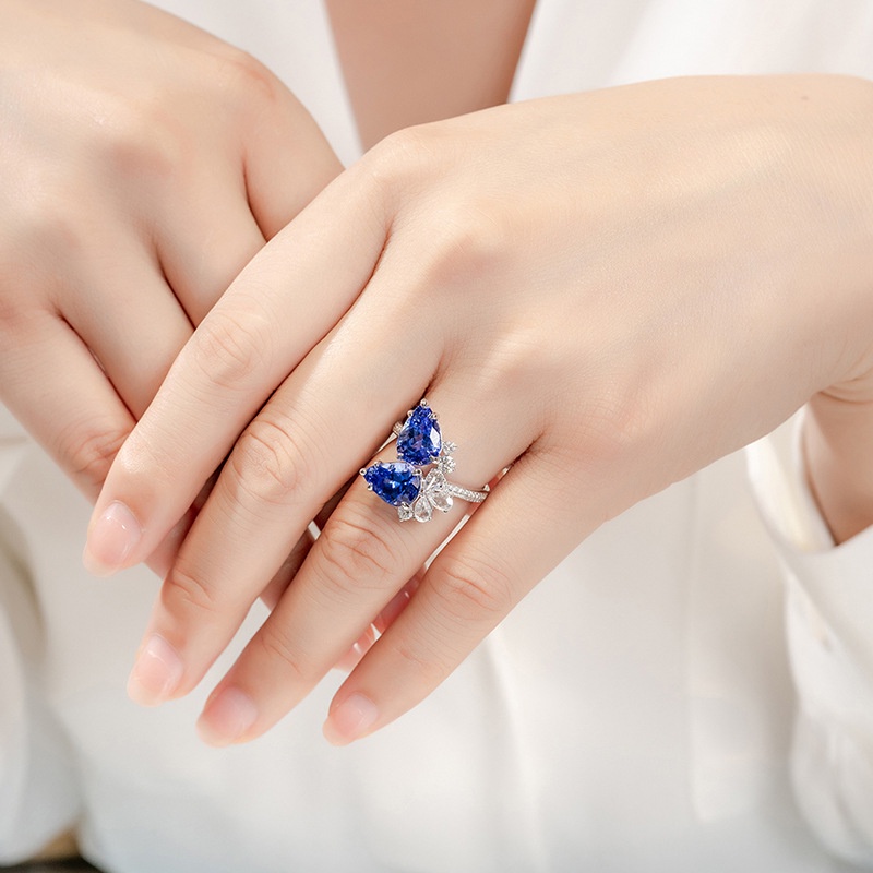 Cincin 113 Tembaga Lapis S925 Fashion Cincin Unik Lucu Keren /Deluna/ BS