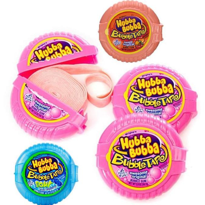 

Permen Hubba Bubba Bubble Tape - Bubble Gum - Permen karet