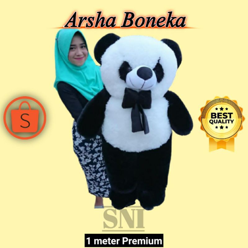 Boneka Panda Jumbo 1 meter SNI