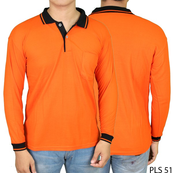 Polo Shirt Tangan Panjang Pria - PLS (COMB)