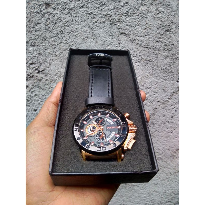 jam tangan F0ssil chronos pria