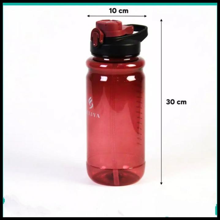 Botol Minum Air Jumbo#Herbalife Uk 2Liter - Merah