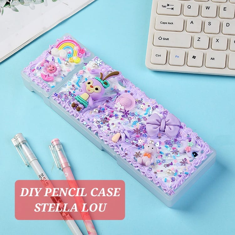 DIY PENCIL CASE / TEMPAT PENSIL DIY ANAK LUCU MAINAN EDUKASI DEKORASI ANAK IMPORT STATIONARY PENSIL ALAT TULIS SEKOLAH