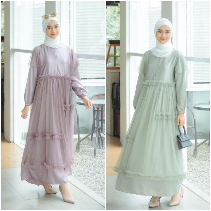 BERILA DRESS SYIRAASWARDROBE GAMIS WANITA PESTA
